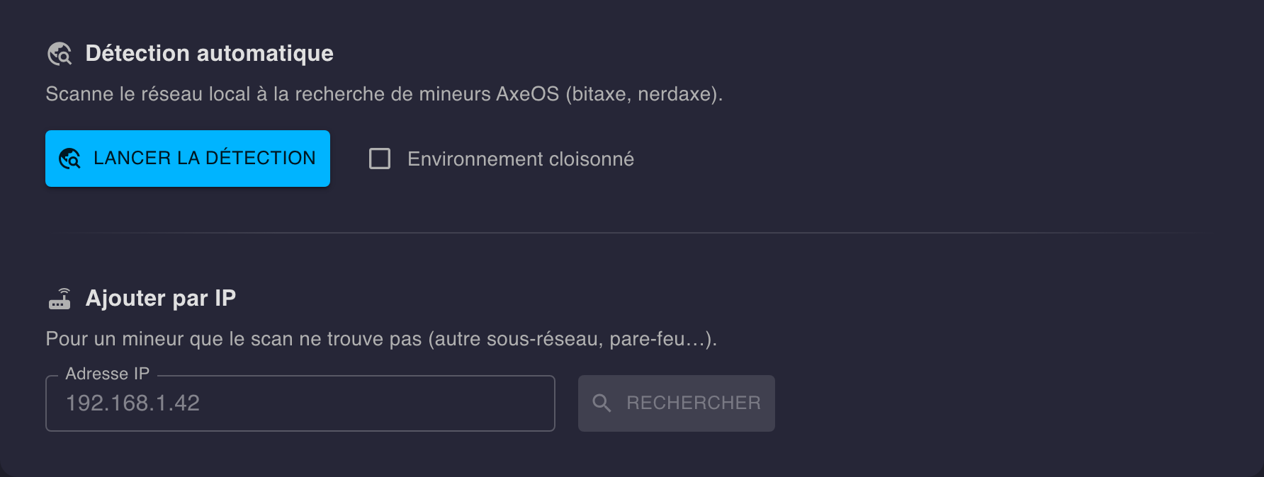 Automatic detection